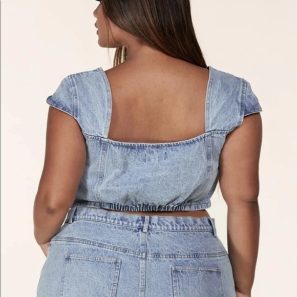 Denim short set🔥🔥🔥🔥 NWT - Picture 4 of 9